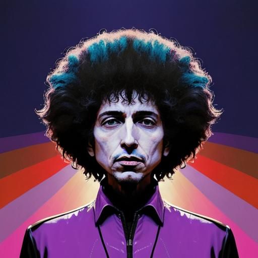 bob dylan,Abstract artwork