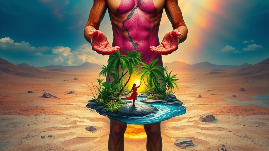 Oasis Keeper: Symbol of Inner Freedom