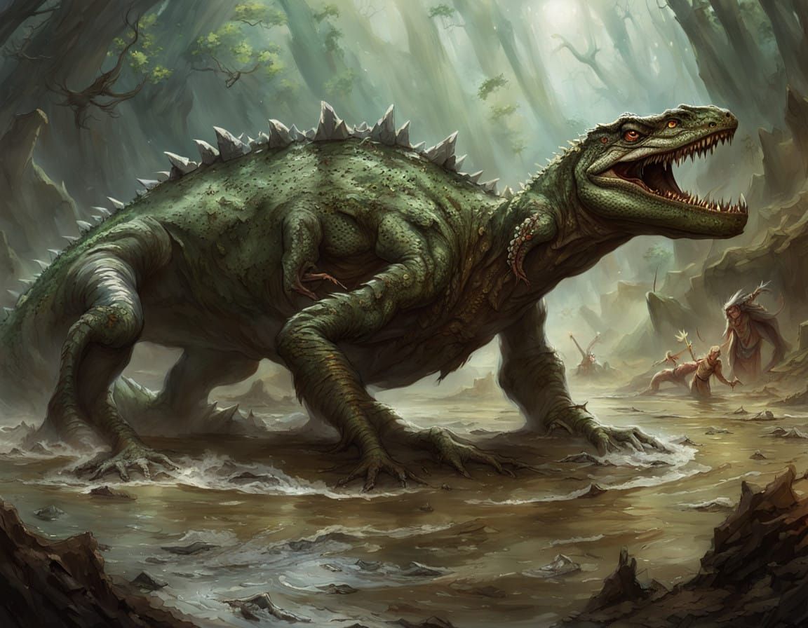 Strange Saurian Monster