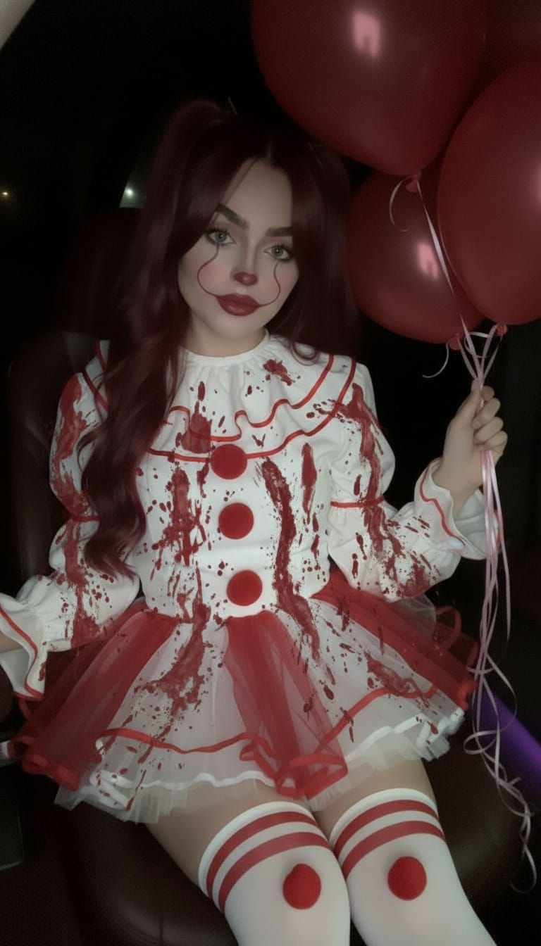 Man in Bloodied Costume