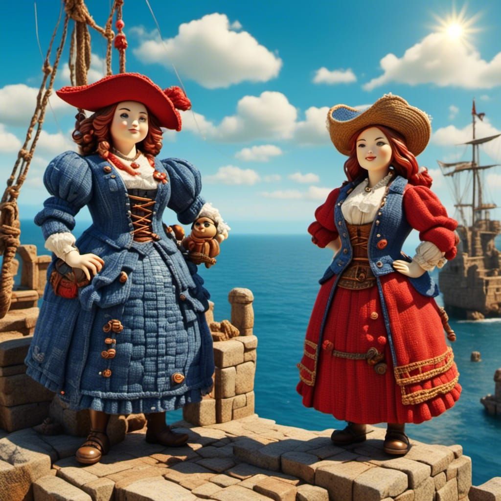 <lora:Grid:1.0> <lora:Fatsy:1.0> Pirates