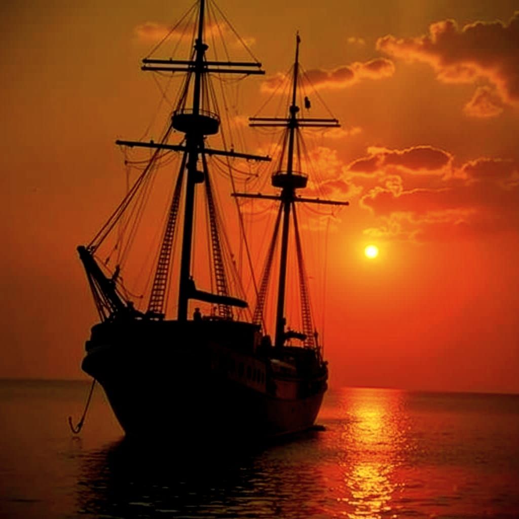 Abstract Design in Blue, Green, and Teal