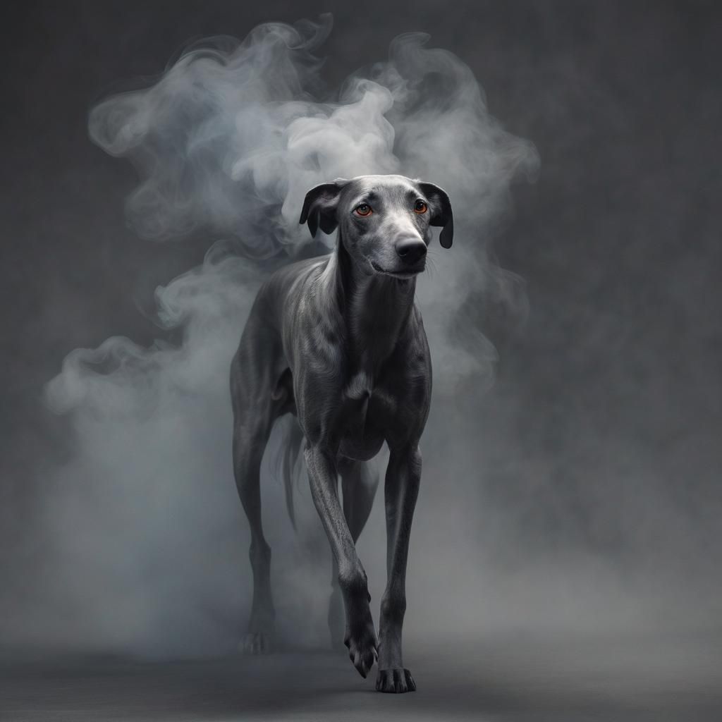 Ethereal Smoke Greyhound Image