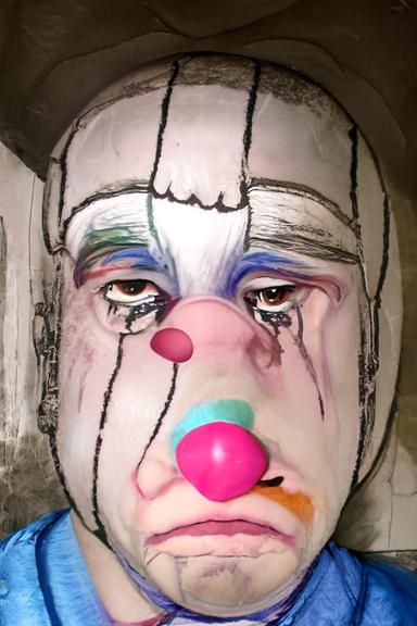 Sad Clown Portrait