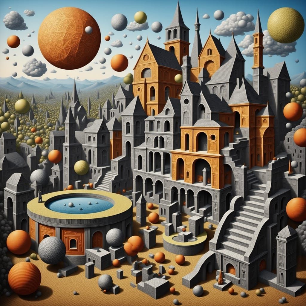 Bauhaus Inspired Qajar Art Revival