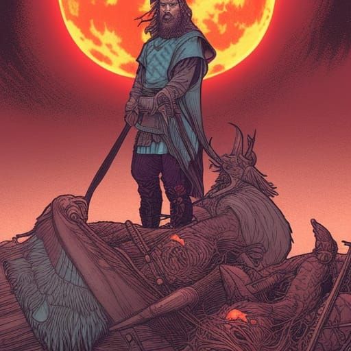 Vikings and The Blood Moon