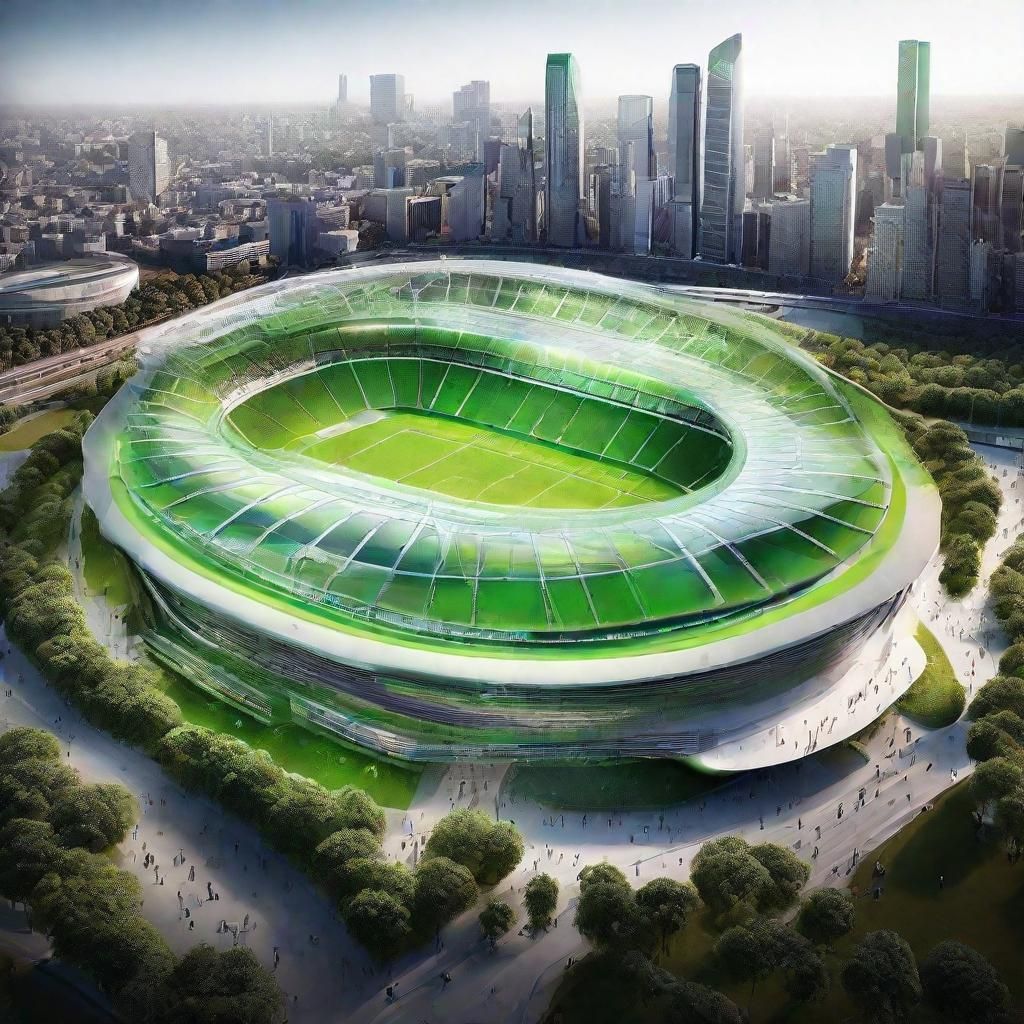 Futuristic Biomimetic Green Smart Stadiums