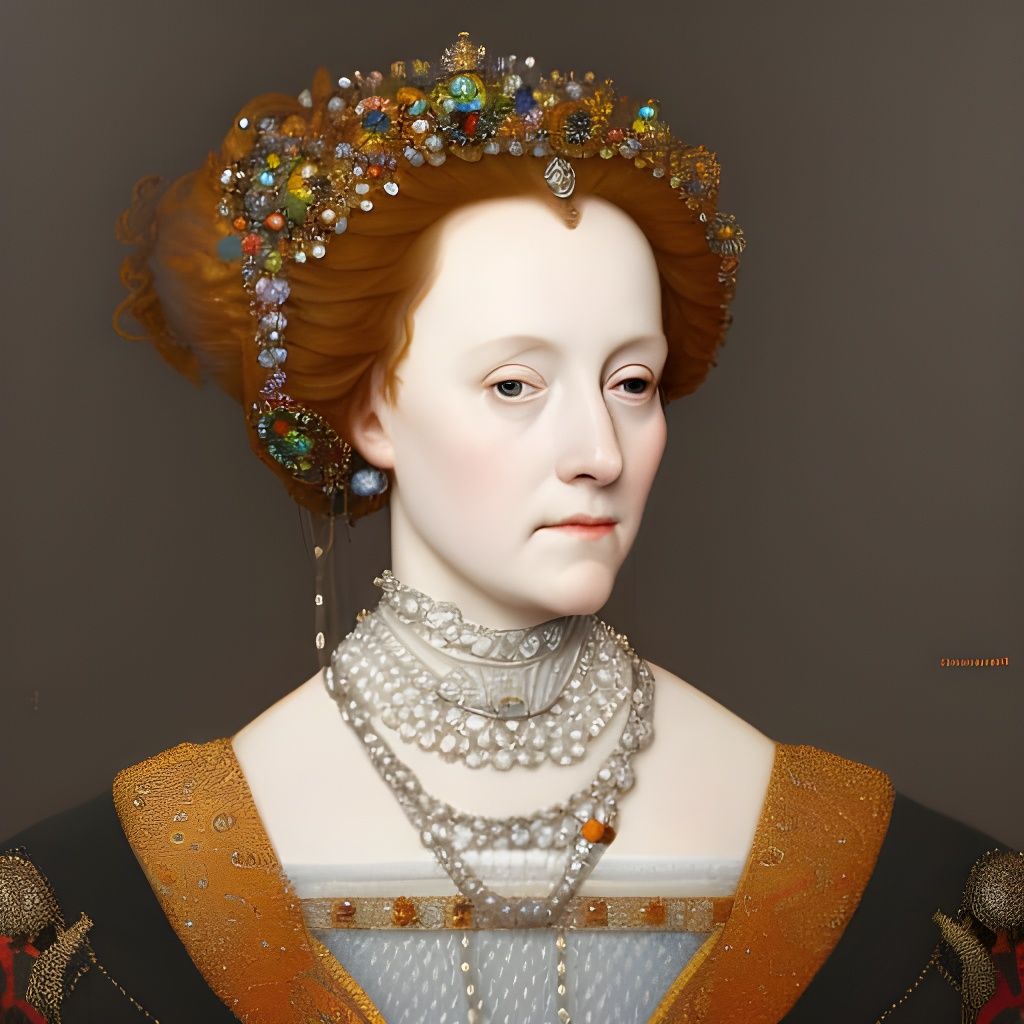 Hyperdetailed Portrait of Queen Elizabeth I