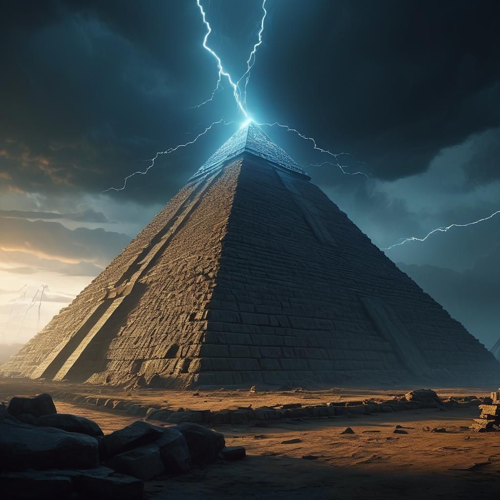 Eye on Pyramid: Digital Matte Painting