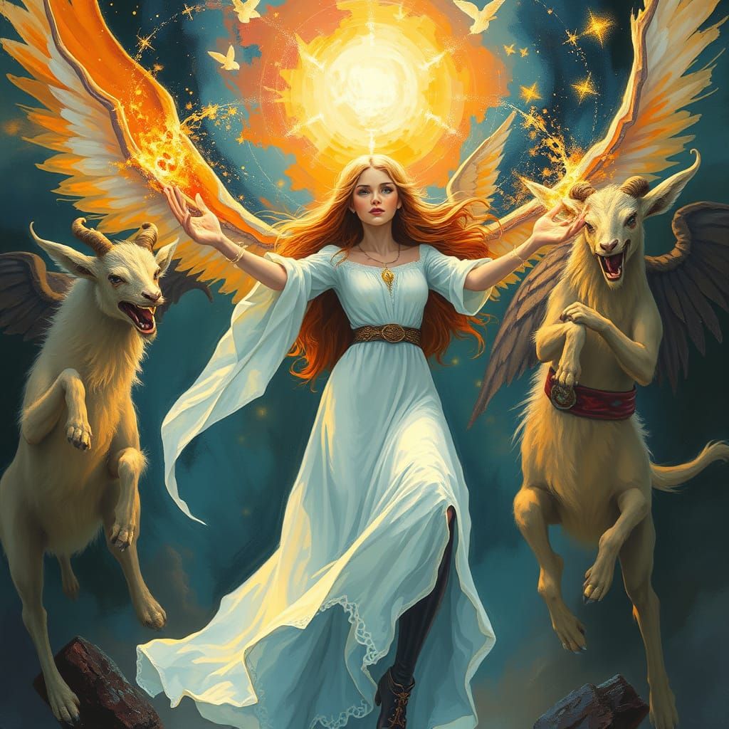 Nina Summons Magic in Whimsical Art Style