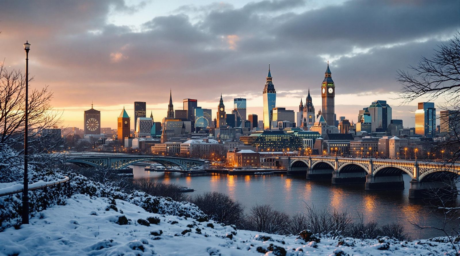 A Winter’s Glow: London Skyline 9