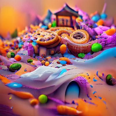 Diabetes in Detailed Matte Painting Style