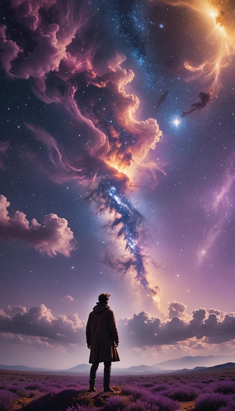 Time Traveler in a Cosmic Vastness