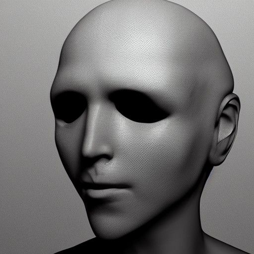 Aphantasia Brain Disorder: 3D Conceptual Art