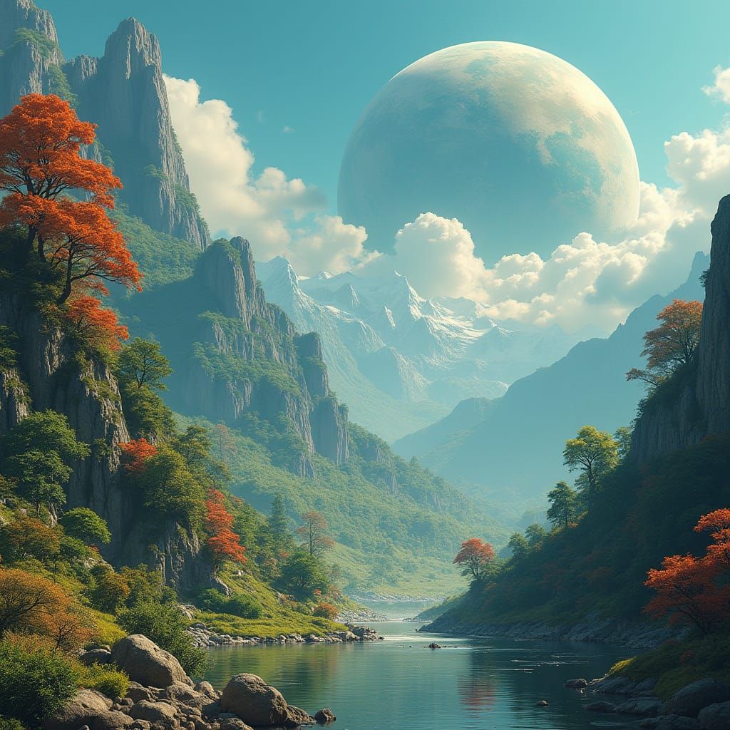 Biodiverse Planet in a Cosmic Void