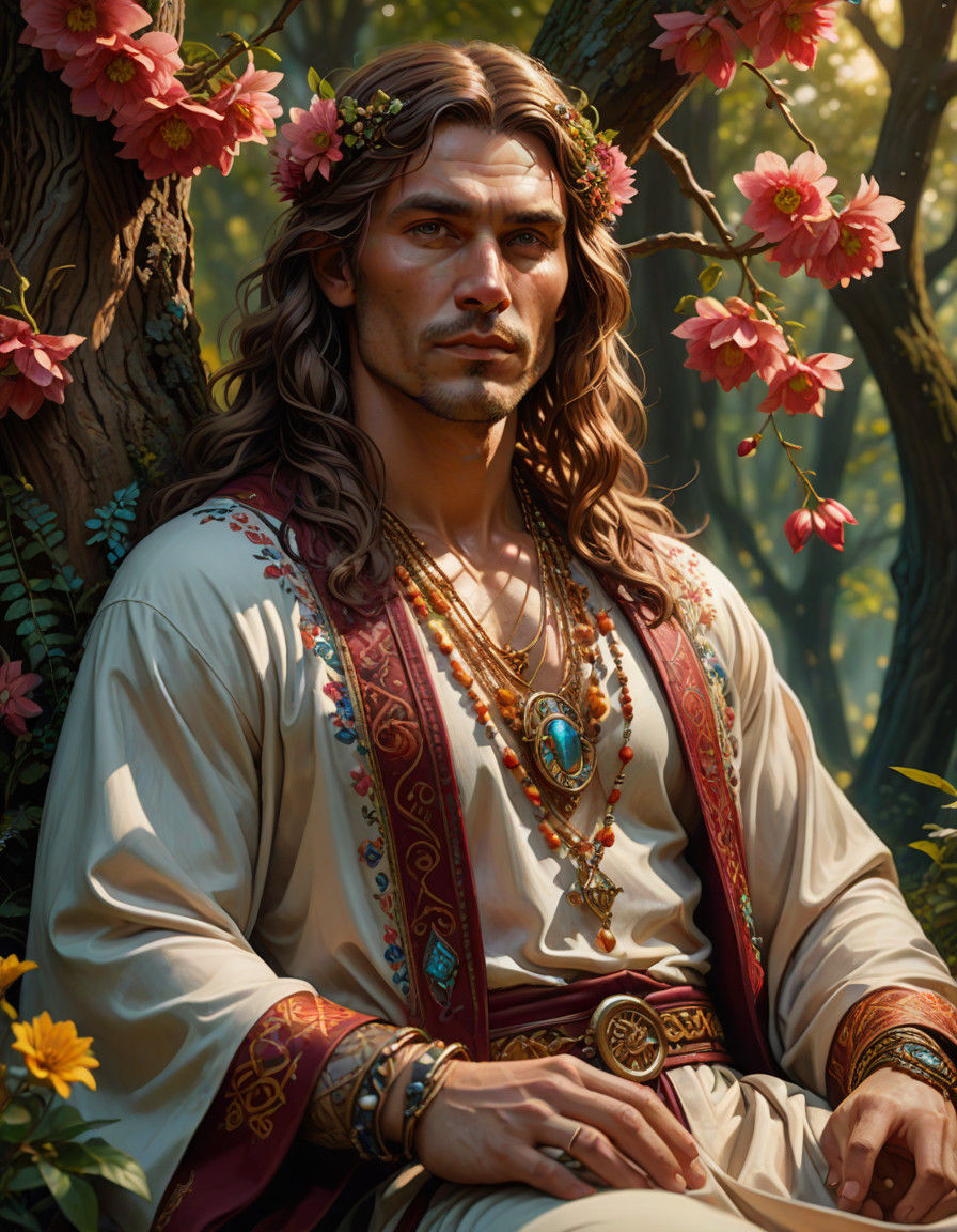 Ethereal Fantasy Portrait in Hyper-Realistic Oil Style