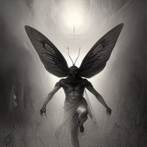 Detailed Horror Moth in Full HD