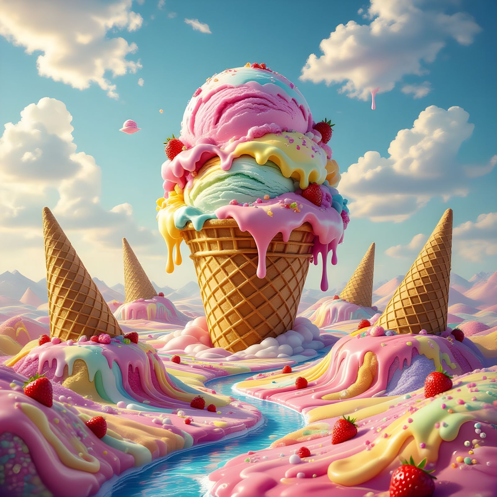 The Great Ice Cream Skyfall