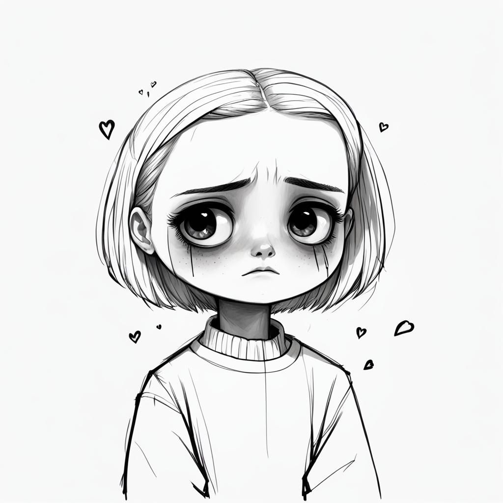 Sad Girl Portrait