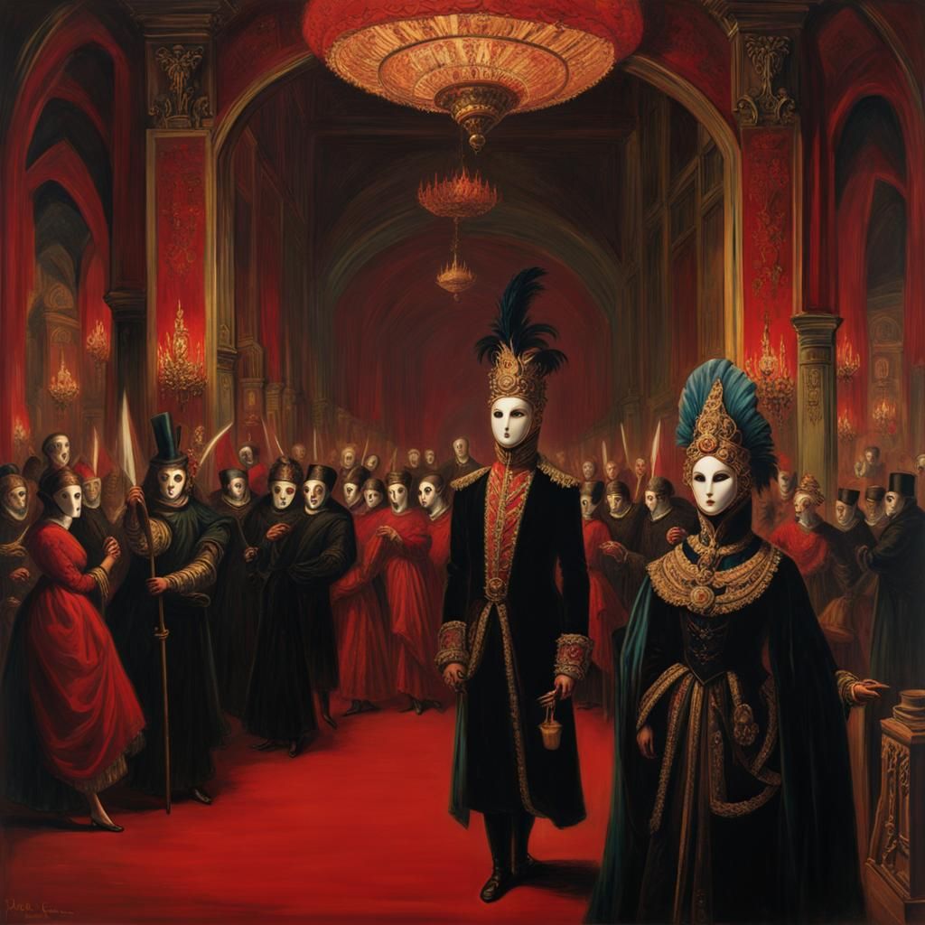"The masque of the red death"