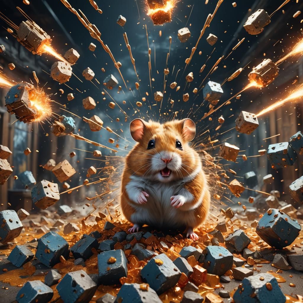 Exploding Hamster: Detailed Matte Painting in Unreal Engine