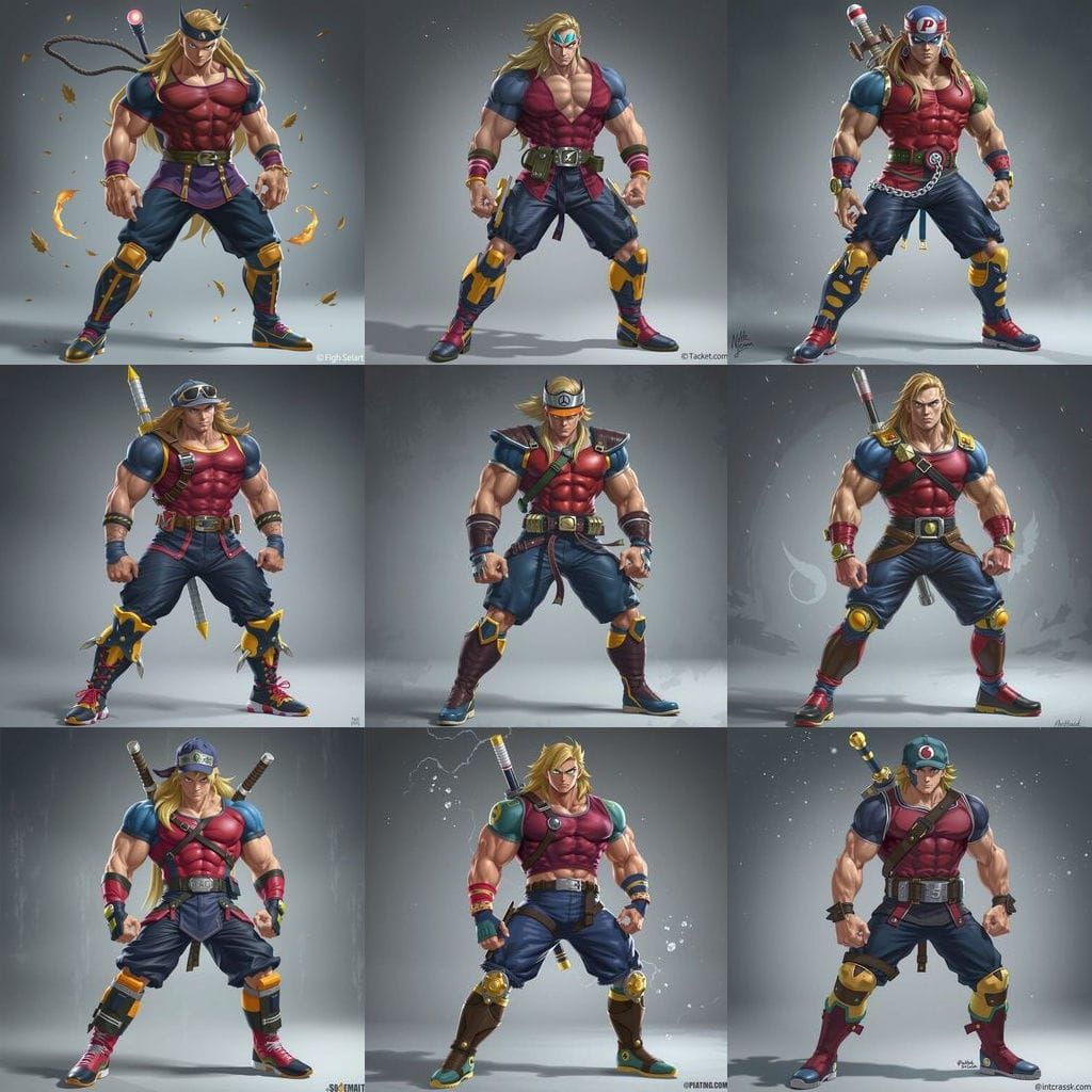 Super Saiyan God-Like Ash Ketchum in Cyberpunk Style