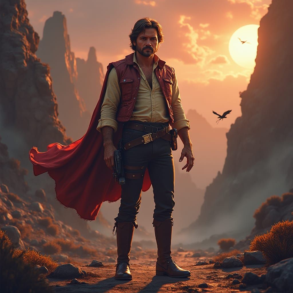 Heroic Fantasy Character in Hyperreal 8K Resolution