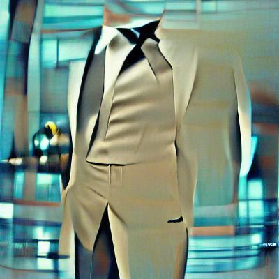 Man in Dark Suit and Tie