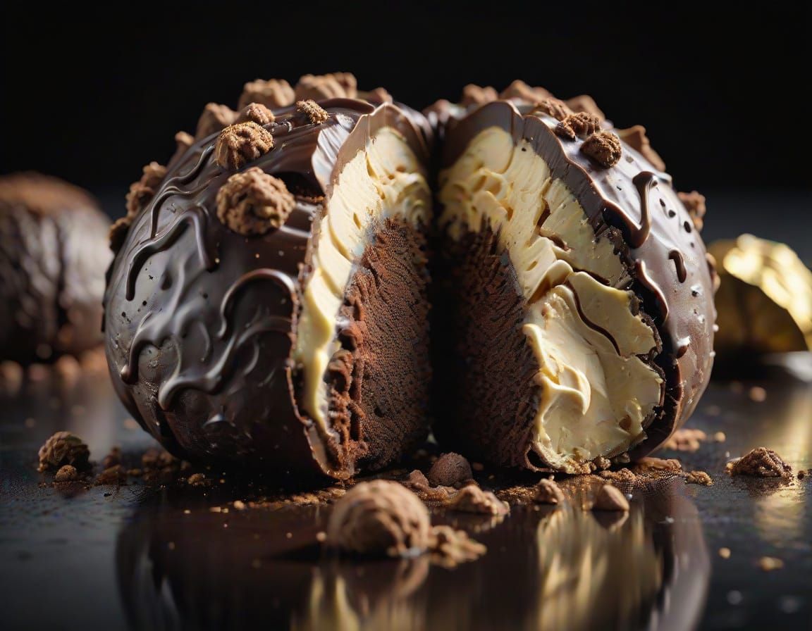 Luxurious Truffle in Hyper-Realistic Food Photography