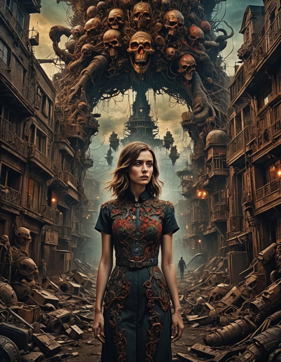 Cinematic Movie Poster of Horrendous Girlfriend