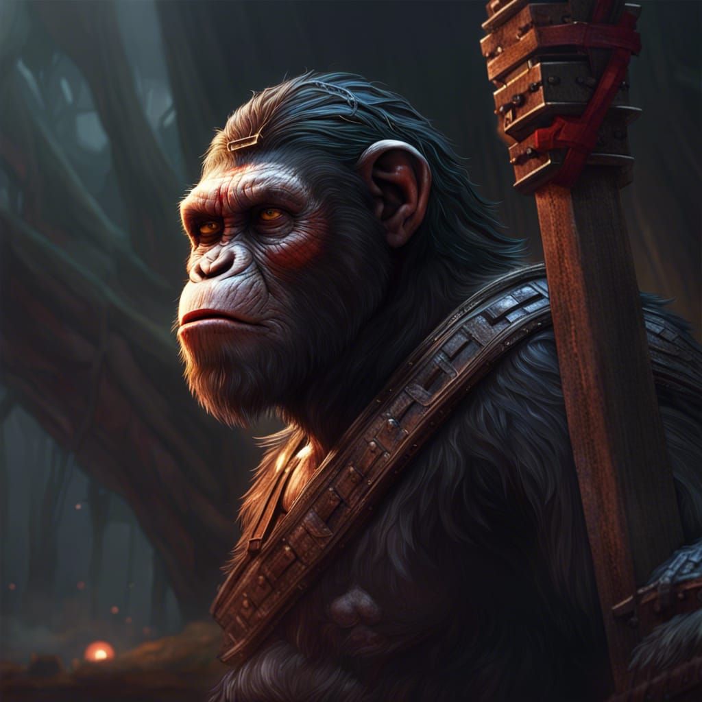 Caesar on Cross: Dark Fantasy Concept Art