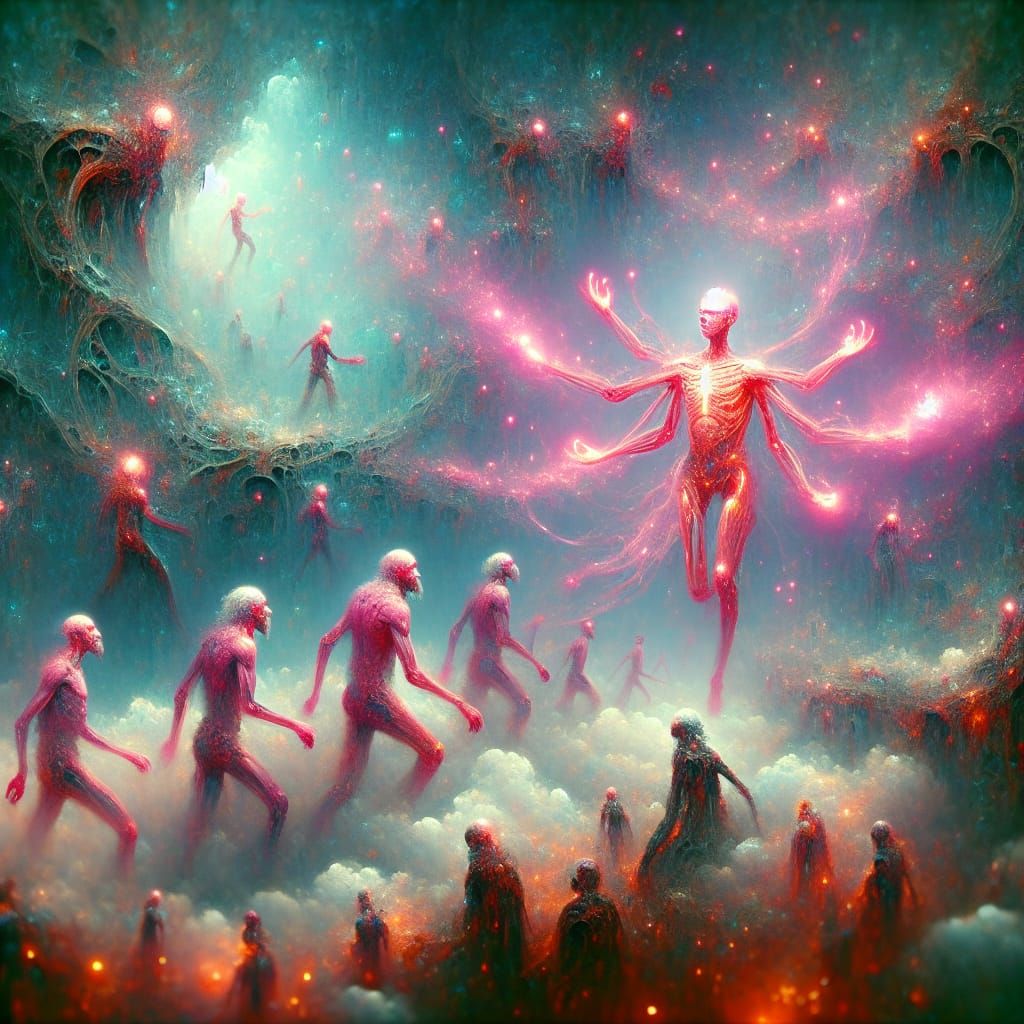 Evolved Humans in Post-Apocalyptic Romantic Wonderland