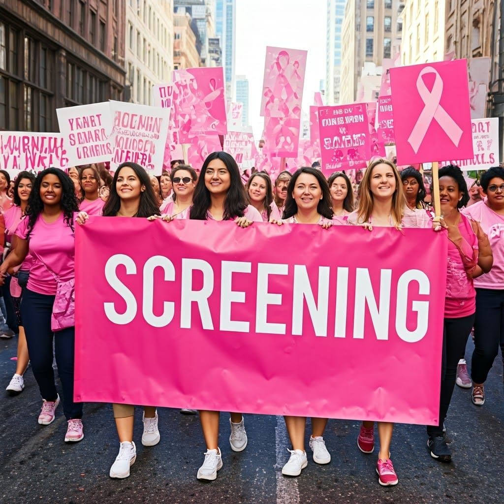Breast Cancer Awareness March for Screening