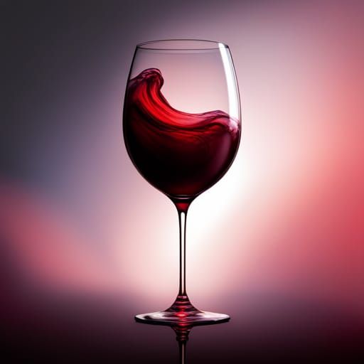 Dramatic Red Wine Splash Art in Hyperrealism