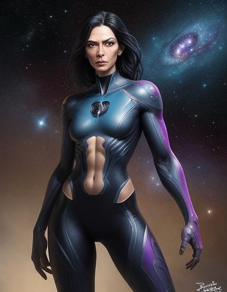 "Raven-shifter, comic style art, concept art, realist body proportions, thoughtful looking, androgynous, flirty, colorfu...