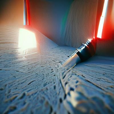 Lightsaber with 3D Shading and Depth