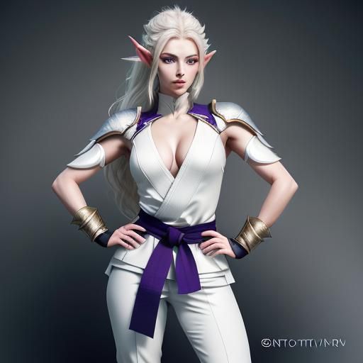 Photorealistic Portrait of Nero in DBZ Outfit