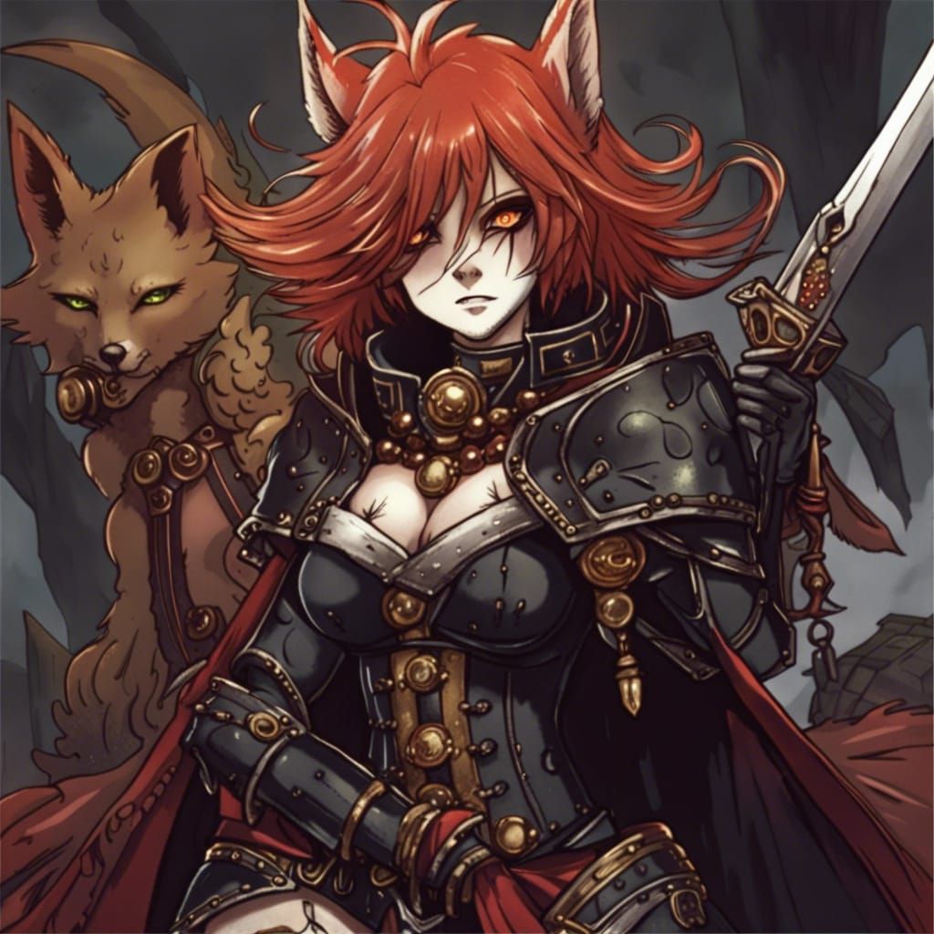 Anime Manga Goblin: Warhammer Adepta Sororitas Fox