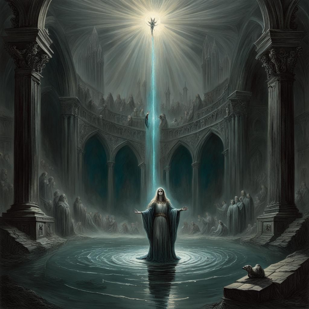 Ethereal Astralblade Reborn: Horror Art Style