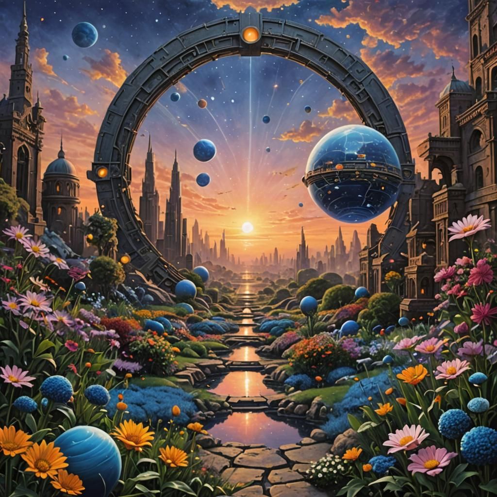 Stargate Amidst Stardust and Lost Planets