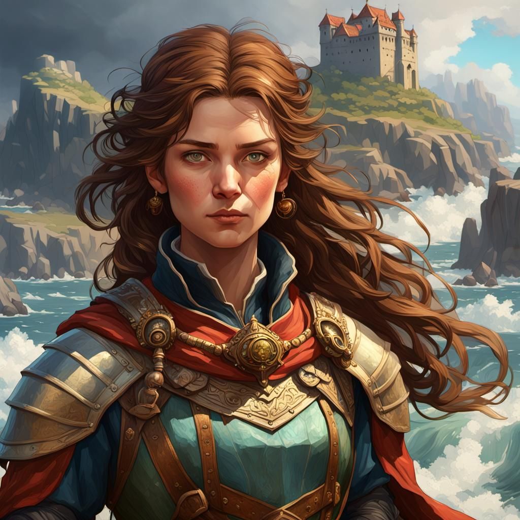 Adventurer Portrait in 16th Century Art Style