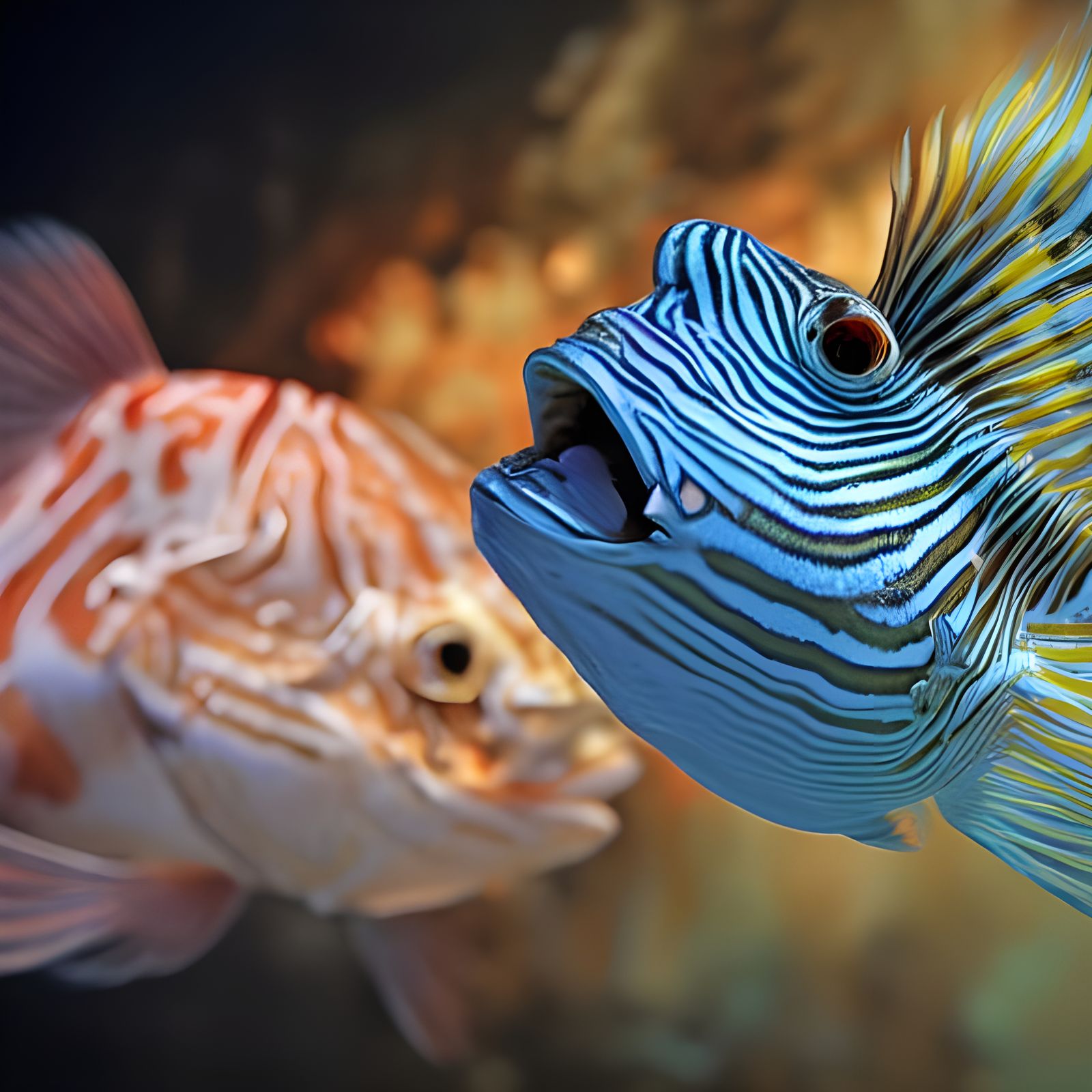 Eldritch Fish Fusion: A Digital Masterpiece