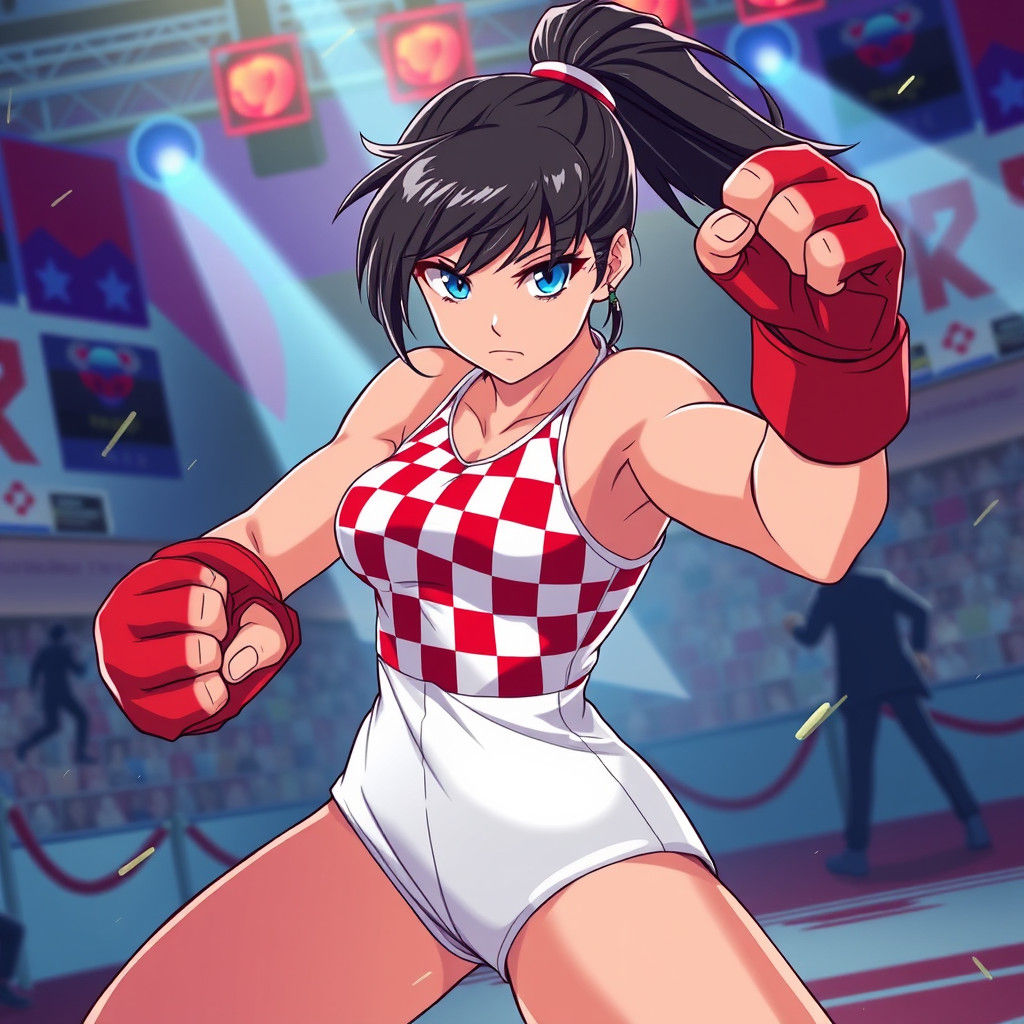 Croatian Fighter in Anime-Style Tournament