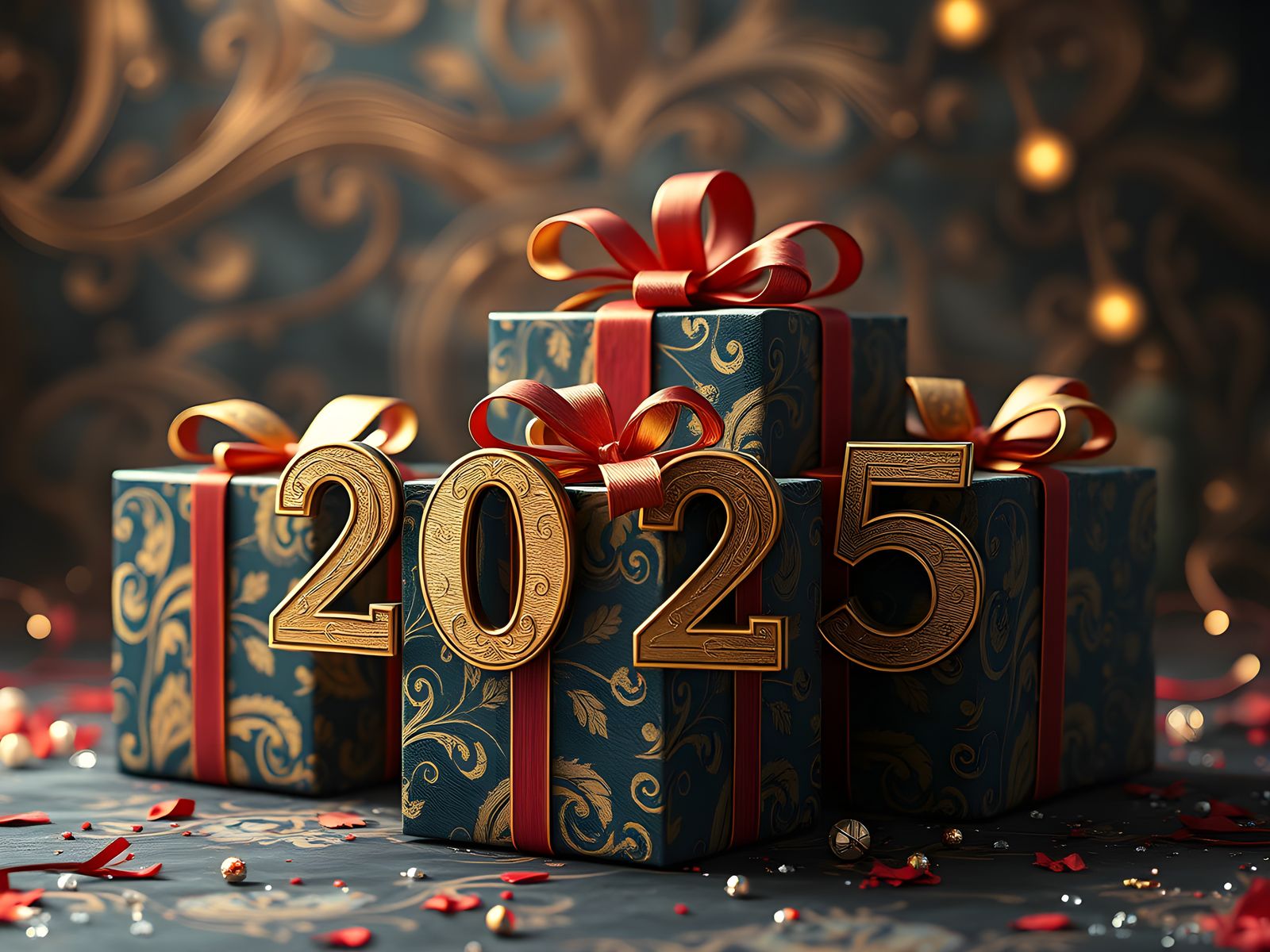 Happy New Year 2025: Detailed Fantasy Concept Art