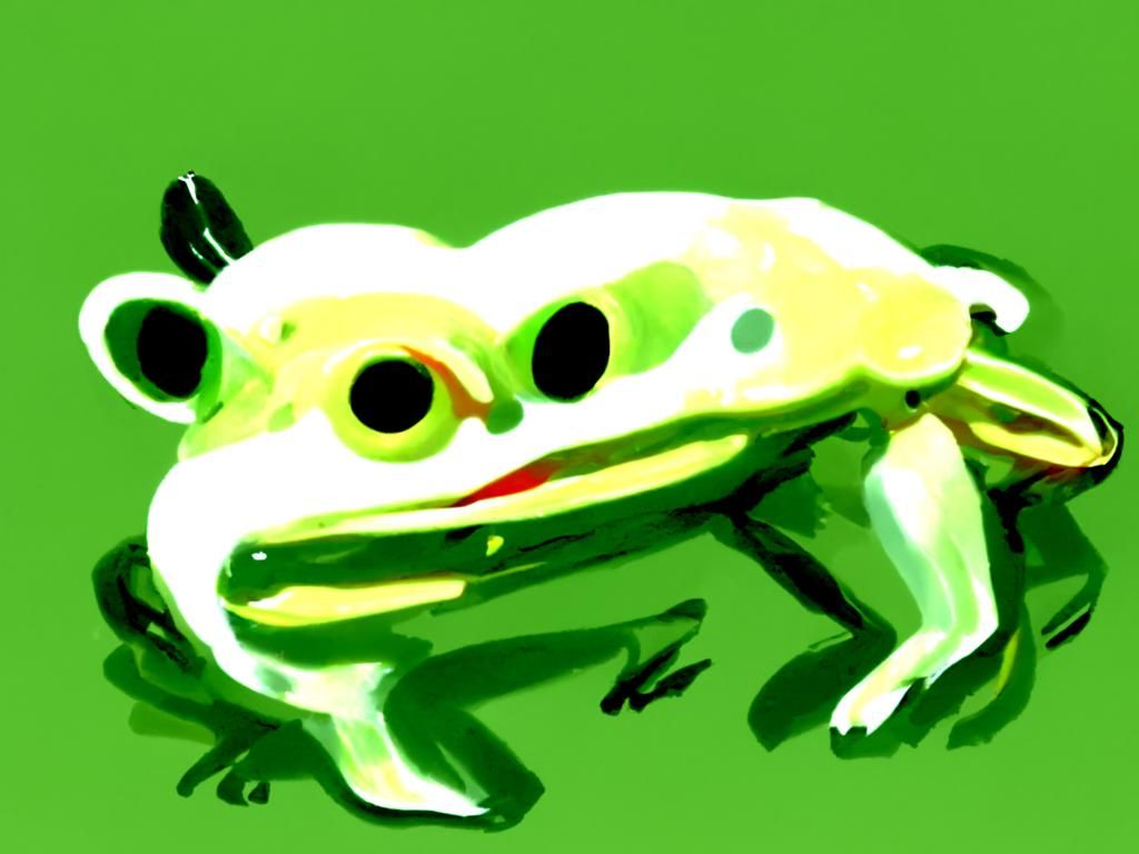 AI Generated Image of a Frog