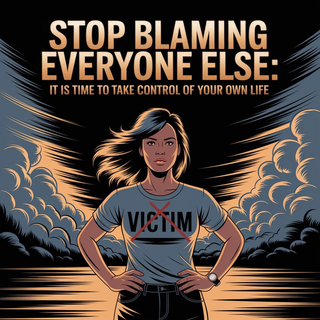 Woman Defies Stormy Circumstances with Courage and Hope