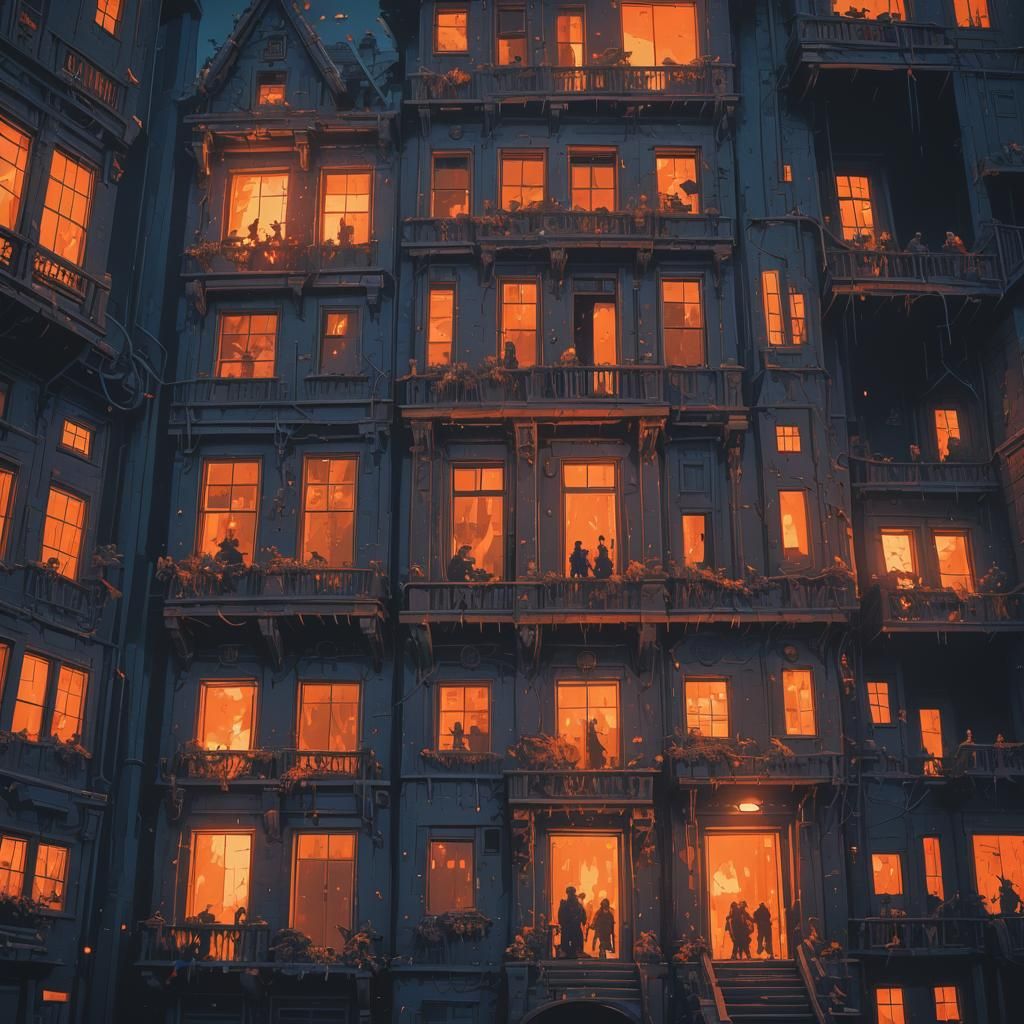 Demons and Monsters in a Big House: Pixel Art