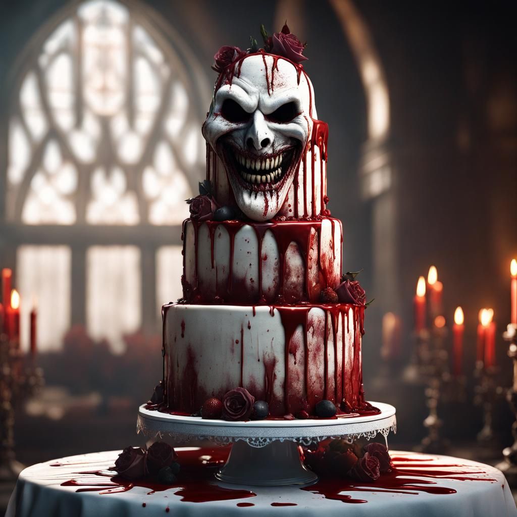 Terrifier wedding
Cake