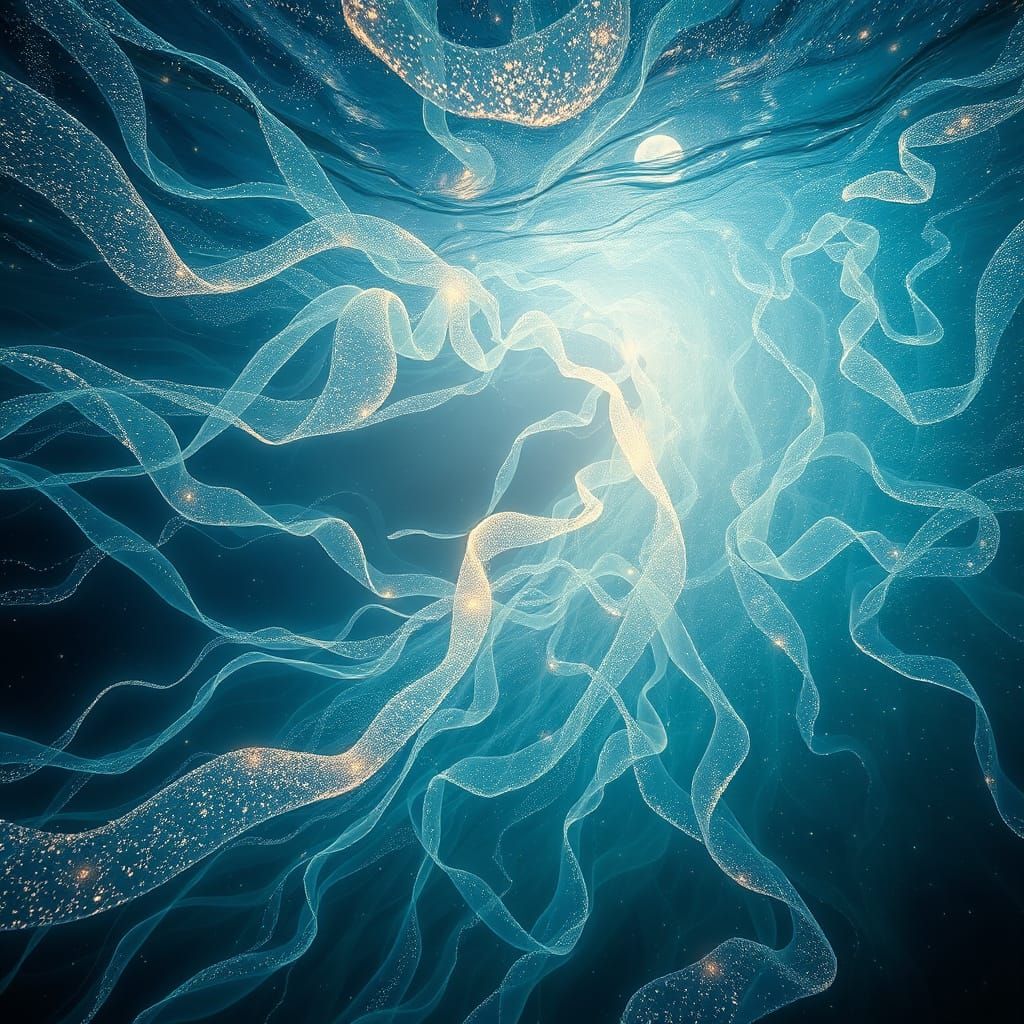 Ethereal Memory Currents Flow Through Néryssa's Glowing Ocea...