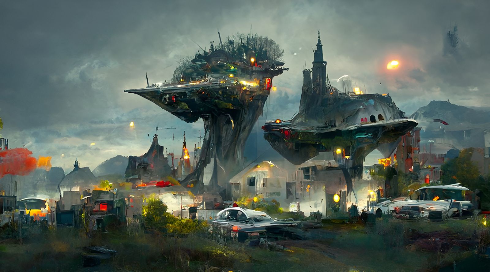 Fantastic Mashup of Sci-Fi and Fantasy Elements